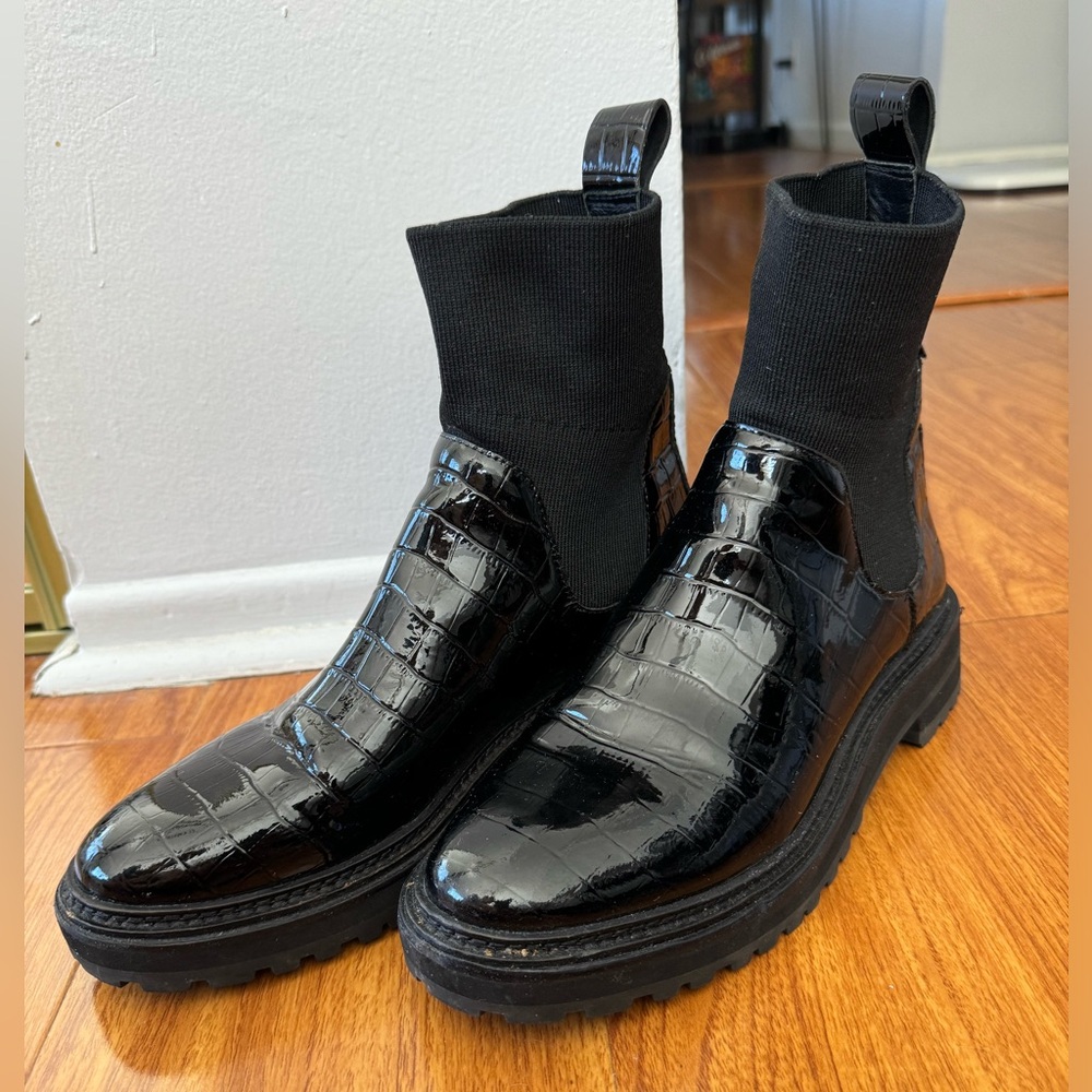 Loeffler Randall Bridget Chelsea Combat Boots (Size 8)
